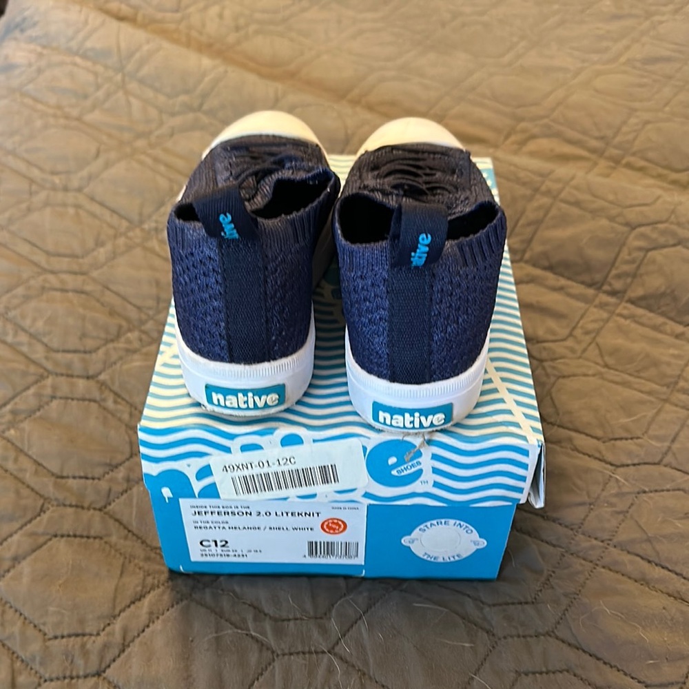 Native Kids Jefferson 2.0 Navy Shoes